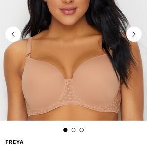 Freya Tan Seamless T-Shirt Bra with Adjustable Straps